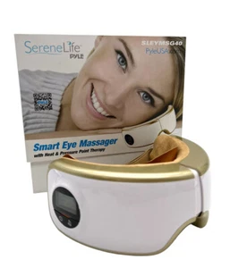 SereneLife Smart Eye Massager w/ Heat, Vibration & Pressure Point Therapy 5 Mode - Picture 1 of 20