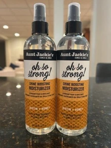 2X Aunt Jackie's Curls & Coils Braid + Twist Collection Oh So Strong Shine Boost - Picture 1 of 4