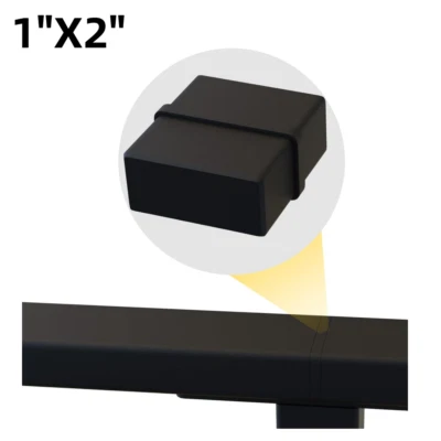 电缆栏杆 1"X2" 平扶手配件-铝合金延长连接器 — 第 1/4 张图片