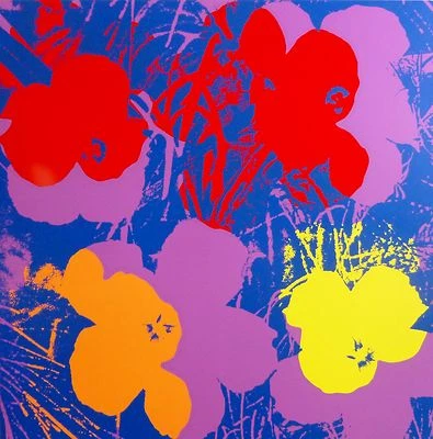 Andy Warhol Poppy Flowers Sunday B. Morning Seidenscreen 11,66 Neu Pop Art, Coa - Bild 1 von 4