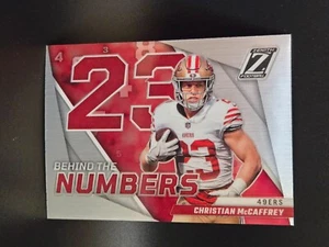 2022 Panini Zenith - Behind The Numbers Silver #BN-CM Christian McCaffrey - Bild 1 von 2