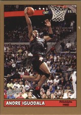 2005-06 Bazooka Gold Philadelphia 76ers Basketball Card #111 Andre Iguodala
