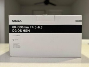 Sigma 60-600mm F4.5-6.3 DG OS HSM Sports Lens for Nikon