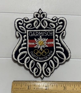 Garmisch Partenkirchen Germania comprensorio sciistico anelli olimpici toppa ricamata - Foto 1 di 3