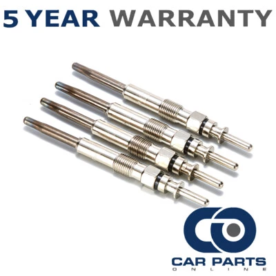 4x Diesel Heater Glow Plugs Fits BMW 5 Series (E60) 520 d Diesel (2005-2008) - image 1 of 2