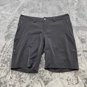 REI convertible Shorts womens 12 black stretch pockets Trail hiking lightweight - Picture 1 of 11