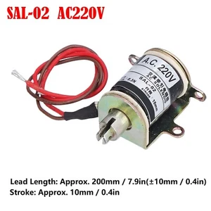 Zuverlässige SAL 02 Push Pull Elektromagnetische Zugspule AC220V 10mm 0 3N - Picture 1 of 9