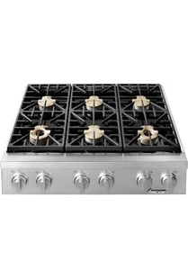 Dacor 6 burner w/griddle HRTP366SNGH Professional Series 36" Gas Rangetop - Picture 1 of 5