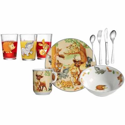 Ritzenhoff & Breker WALDTIERE Kinderset 10-teilig Geschirr-Set Besteck Becher - Bild 1 von 3
