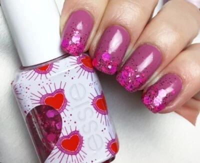 Nagellack Decklack Essie 602 sparkles between us, Fuchsiarosafarben, 13,5ml NEU. - Bild 1 von 2