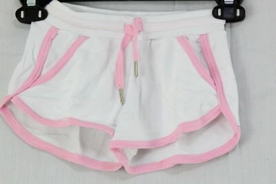 Pantalones Cortos FLOWERS BY ZOE Niñas Pequeñas Talla 2T Borde en Contraste Color Blanco/Rosa Nuevos con Etiquetas Foto 1 de 4