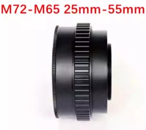 YIFENG Brass Core M72 to M65 25mm-55mm 1mm Focusing Helicoid Adapter Lens Tube - Picture 1 of 4