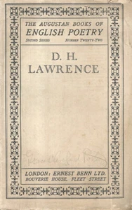 D.H. Lawrence. Poetry. D.H. Lawrence. 1926. . - Foto 1 di 1