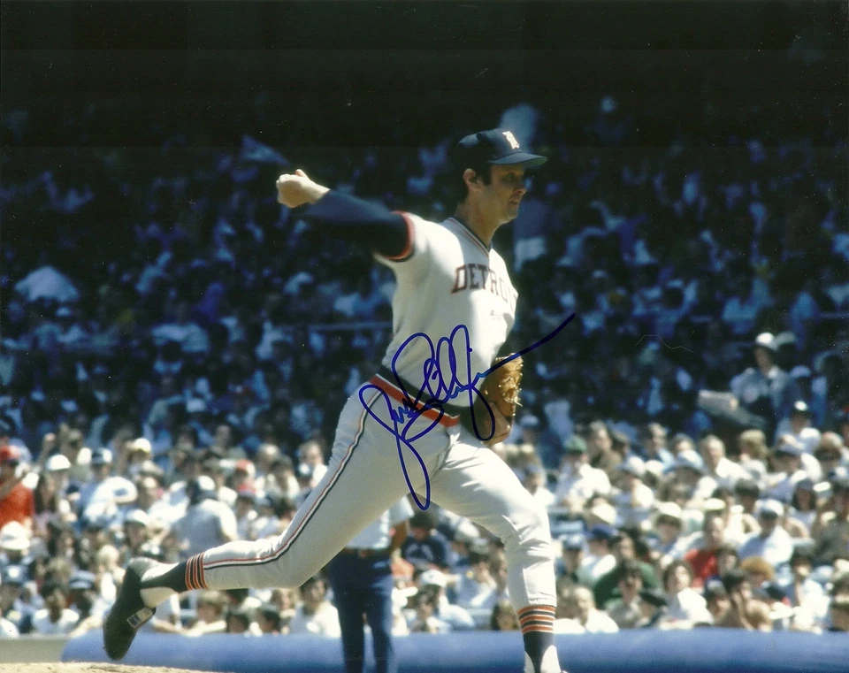 JACK BILLINGHAM DETROIT TIGERS SIGNED AUTOGRAPHED 8x10 PHOTO W/COA HORIZONTAL - Image 1 of 1
