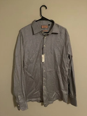 Camisa de Vestir Thomas Rosa Calce Ajustado Prestige Espiga L/S - Para Hombre 17.5 44 - ¡Nueva! Foto 1 de 4