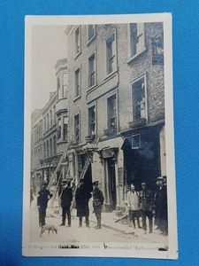 WW1 RPPC Postkarte Ramsgate Luftangriff 1915 Bull and George Hotel - Bild 1 von 2