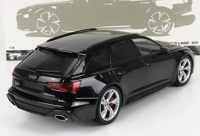 Audi RS 6 Avant  1/18 minichamps 2019 black metallic NUOVA - Immagine 1 di 4