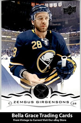 2018-19 Upper Deck #22 Zemgus Girgensons Buffalo Sabres NHL Hockey - Image 1 of 2