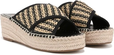 Sandalias Franco Sarto Pacifica para mujer alpargata cuña deslizables nuevas sin caja Foto 1 de 4