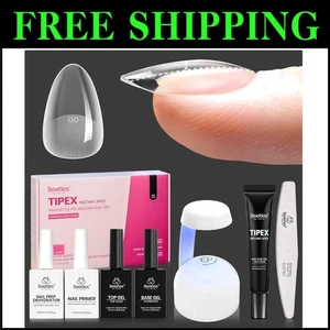 Beetles Tipex Instant Apex Nail Tips Kit - 224 Almond Short Acrylic Tips & More - Picture 1 of 10