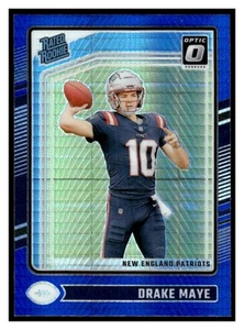 2024 Donruss Optic Blue Hyper 229 Drake Maye New England Patriots - Bild 1 von 2