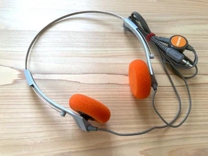 Retro Vintage Sony Walkman 2nd Generation Stereo Headphones MDR-4L1S - Picture 1 of 10