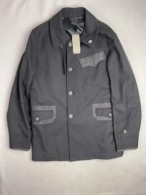 G-Star Raw Mens CL Delta Coat Size XL Gray Wool Twill Correct Line NEW - Image 1 of 4