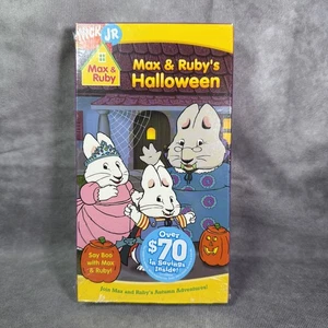 MAX & RUBY: MAX & RUBY'S HALLOWEEN ANIMATED VHS VIDEO 6 EPISODES NICK JR. - Imagen 1 de 6