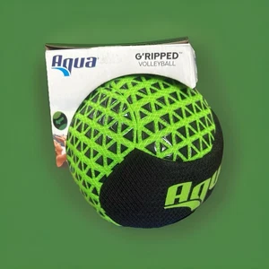 G'ripped 3-D Air-Mesh Fabric Volleyball, Green, For the Backyard, Pool, or Beach - Picture 1 of 9