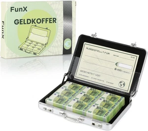 Geldgeschenk Geldkoffer mit Grußkarte - Geschenkbox für Gutscheine zur Hochzeit, - Bild 1 von 4