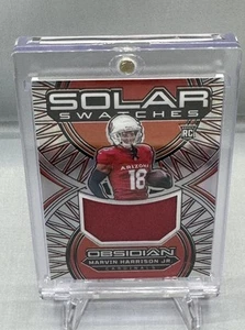 2024 Panini Obsidian Marvin Harrison Jr Solar Swatches Silver /99 - Picture 1 of 2