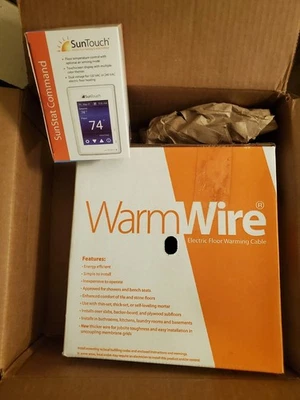 Cable térmico por suelo radiante eléctrico SunTouch WarmWire 120 V calefacción por suelo radiante Foto 1 de 2
