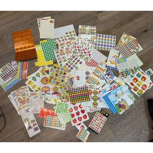 Lote de pegatinas para maestros ENORME temas de fomento de recompensas navideñas vintage años 80 90 - Imagen 1 de 12