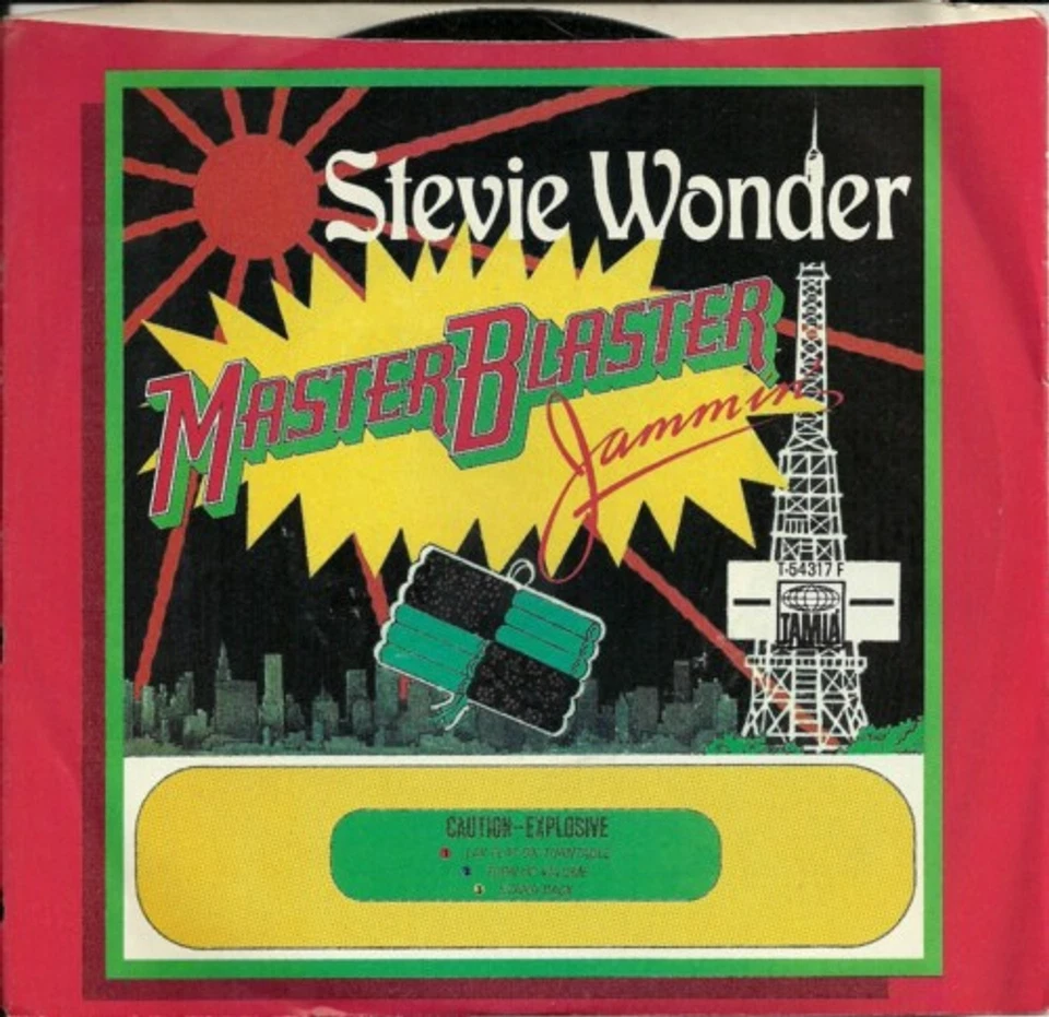 DJ 45 rpm STEVIE WONDER Master Blaster Jammin w/PS  NM — 第 1/1 张图片