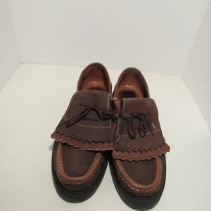 Zapatos Paco Jaén para Hombre Cuero Marrón Kiltie, Borla Mocasín Sin Cordones, Talla: Eur 42 (9) - Imagen 1 de 12