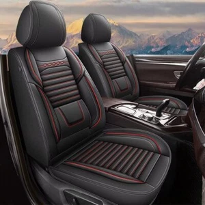 Car 5-Seat Covers Faux Leather Cushion Protector Fit For 2022-2024 Ford Maverick - Picture 1 of 8
