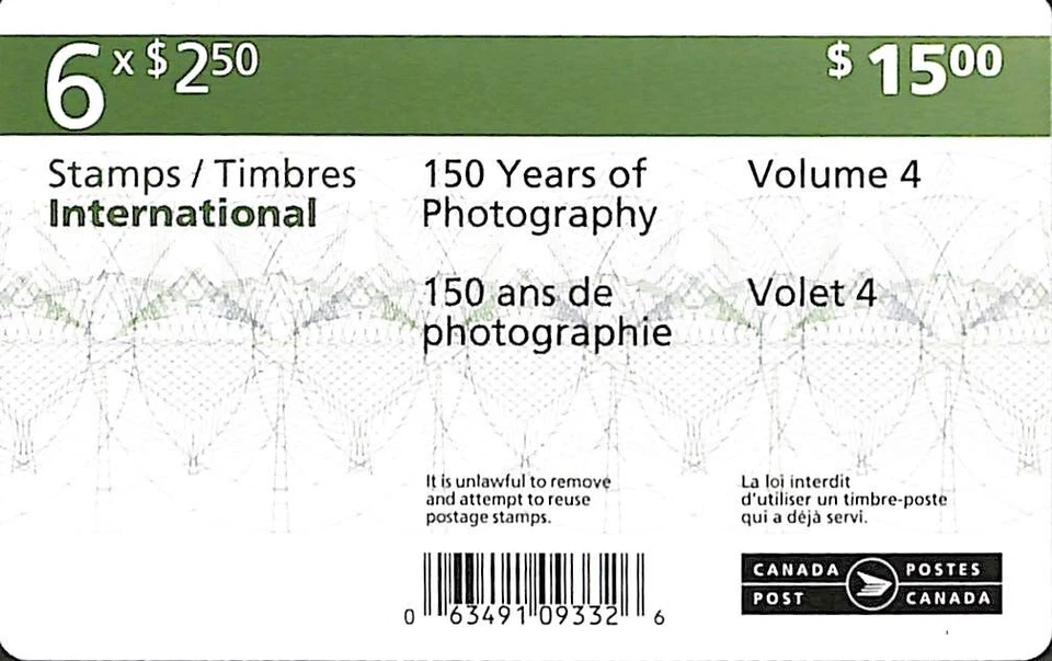 CANADÁ - BK647 - Scott 2910 - Fotografía canadiense - 2016 Foto 1 de 1