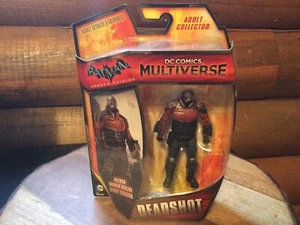 DC Comics Multiverse Batman Arkham Origins Deadshot Figure 2013 NIP - Picture 1 of 2