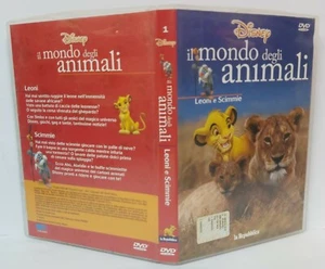 11538 DVD - IL MONDO DEGLI ANIMALI: Leoni e scimmie - Walt Disney / Repubblica  - Picture 1 of 4