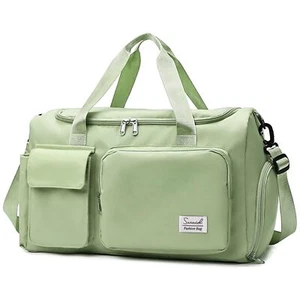 Travel Duffel Bag with Shoes Compartment Sports Gym Bag with Dry Wet Separate... - Picture 1 of 7