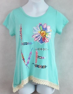 Girls Love T-Shirt New Flower Free Shipping Friendship Bracelets Lace - Picture 1 of 4