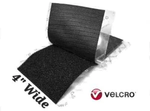 Set gancio e anello adesivo acrilico HIGH-TACK 4" x 12" marca VELCRO® - NON TAGLIATO - Foto 1 di 7