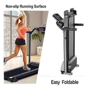 Treadmill Electric Motorized Running Foldable FIXED Incline Gym Home Machine UK - Picture 1 of 17