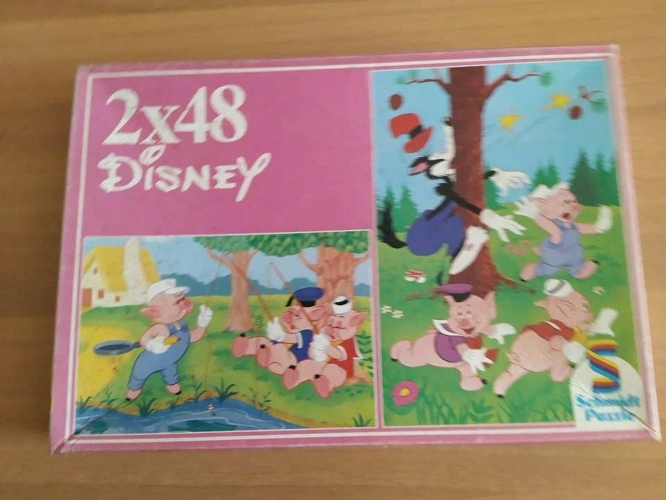 Schmidt Puzzle Disney Parade I Tre Porcellini 625 2905 Favola - Immagine 1 di 3