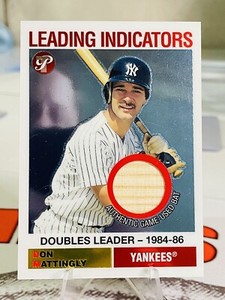 2005 Topps Pristine Don Mattingly Leading Indicators Game-Used Bat Relic #LI-DM