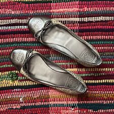 Vintage Silver/Pewter Tory Burch Ballet Flats