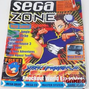 Sega Zone magazine - Issue 8 - June 1993 - Street Fighter 2 (Including Badge) - Imagen 1 de 1