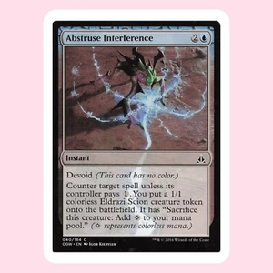 Abstruse Interference - 40 - Oath of the Gatewatch - Common - MTG - Picture 1 of 2