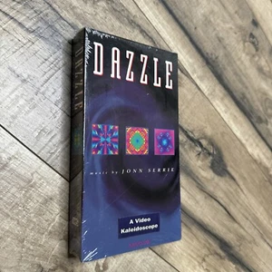 Dazzle VHS RARE Fractal art Jonn Serrie New - Picture 1 of 4