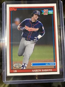 2021 Topps Pro Debut Aaron Sabato #PD-189 Minnesota Twins - Picture 1 of 2